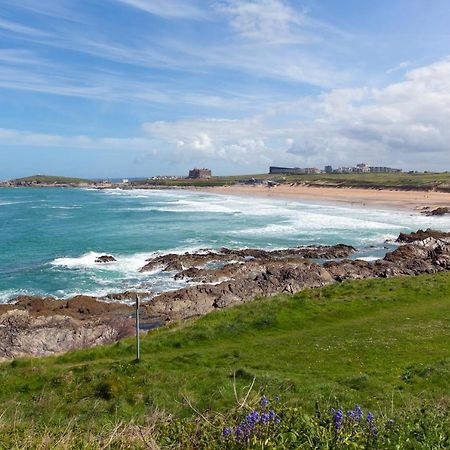 Fistral Beach Garden Apartment 3 New Quay Exterior foto