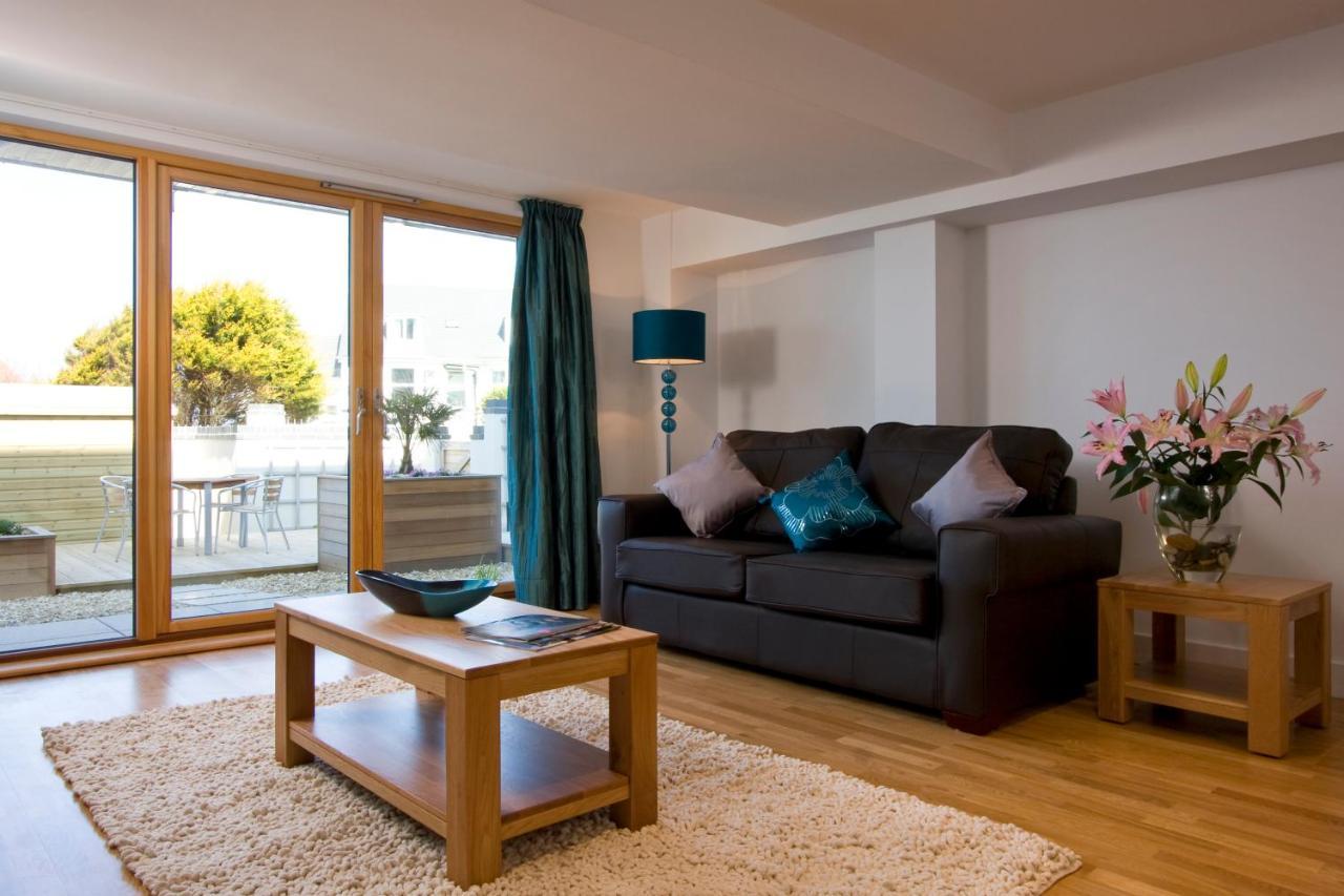 Fistral Beach Garden Apartment 3 New Quay Exterior foto