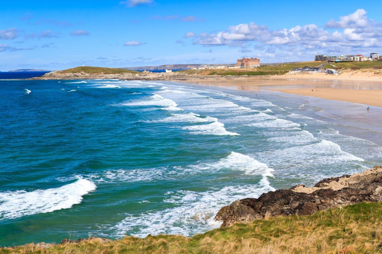 Fistral Beach Garden Apartment 3 New Quay Exterior foto